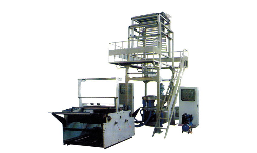 Double-layers��Co-extruding Low and High Density Polyethylene Film Blowing Machine